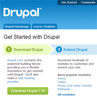 Установки drupal 7 на сервер хостинга