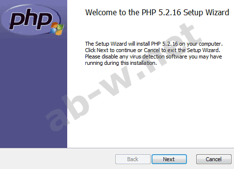Как установить PHP для windows vista, 7. Запускаем